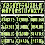 Custom Black Neon Green-White Damask Pattern Sublimation Soccer Unifor - Image 5