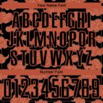 Custom Black Orange Cloud Pattern Sublimation Soccer Uniform Jersey - Image 3