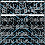 Custom Black Panther Blue-White Stripes Sublimation Soccer Uniform Jersey - Image 4