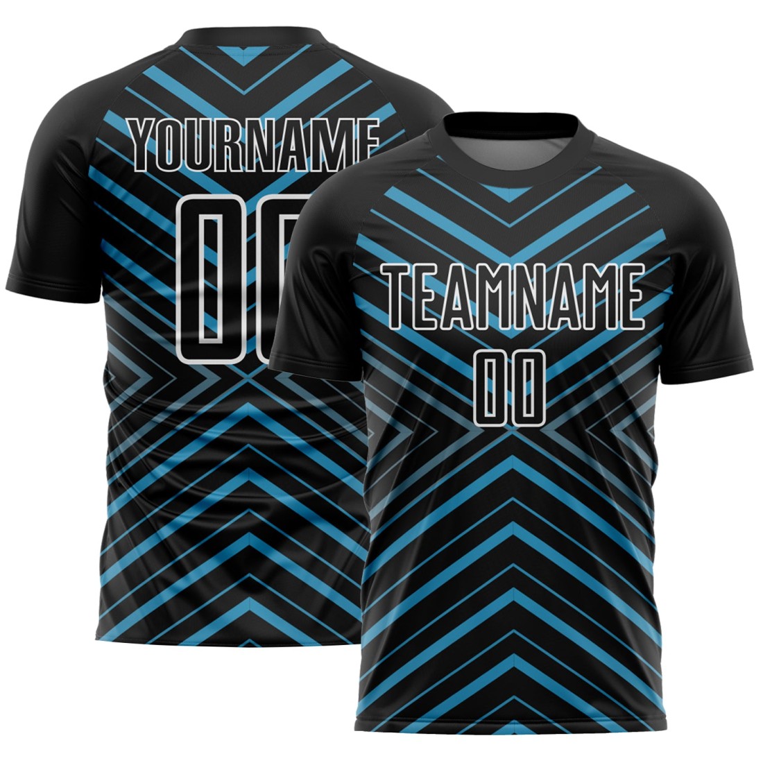 Custom-Black-Panther-Blue-White-Stripes-Sublimation-Soccer-Uniform-Jer.jpg Custom Black Panther Blue-White Stripes Sublimation Soccer Uniform Jersey - Image 1