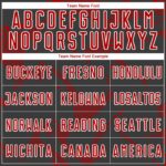 Custom Black Red-White Curve Lines Sublimation Soccer Uniform Jersey - Image 4