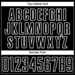 Custom Black Sky Blue-White Lines Sublimation Soccer Uniform Jersey - Image 3