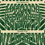 Custom Green Cream Stars Sublimation Soccer Uniform Jersey - Image 3