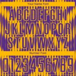 Custom Purple Gold Abstract Triangle Sublimation Soccer Uniform Jersey - Image 3