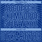 Custom Royal Light Blue Slash Sublimation Soccer Uniform Jersey - Image 3